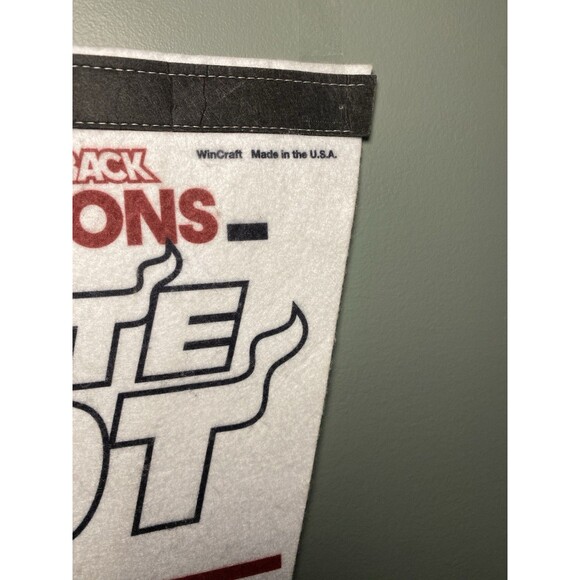 Miami Heat Flag Pennant NBA Champions 2013 Back to Back WHITE HOT WinCraft USA - Picture 5 of 7